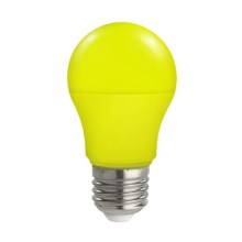 LED Lamp E27/5W/230V geel