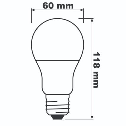 LED Lamp ECO E27/13W/230V 2700K 1521lm