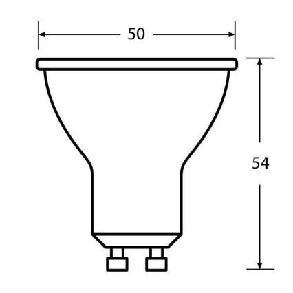 LED Lamp ECO GU10/5W/230V 2700K 350lm