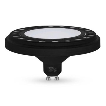 LED Lamp ECOLINE AR111 GU10/12W/230V 3000K 120° zwart - Brilagi