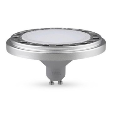 LED Lamp ECOLINE AR111 GU10/15W/230V 3000K 120° zilver - Brilagi