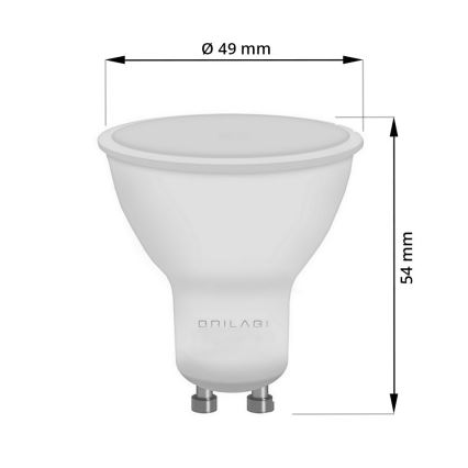 LED Lamp ECOLINE GU10/7W/230V 4000K - Brilagi