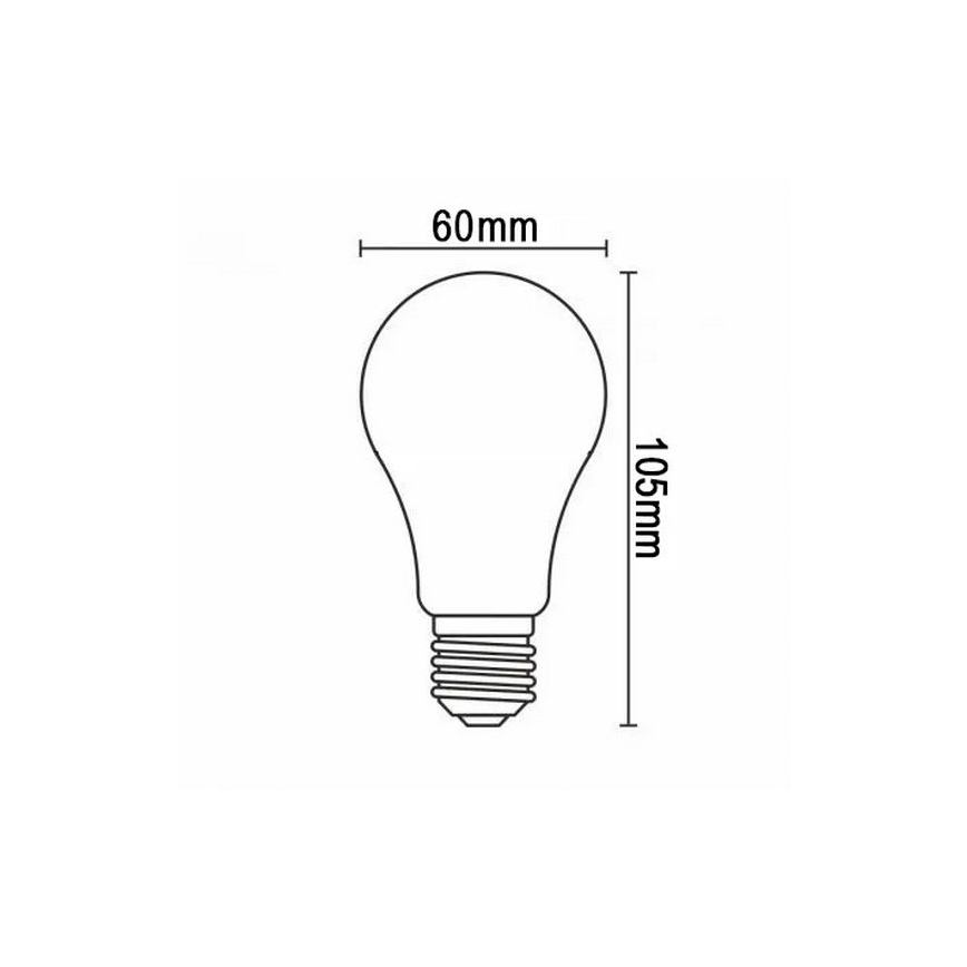 LED Lamp FILAMENT A60 E27/12W/230V 330° 4000K