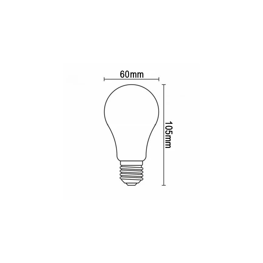 LED Lamp FILAMENT A60 E27/12W/230V 4000K