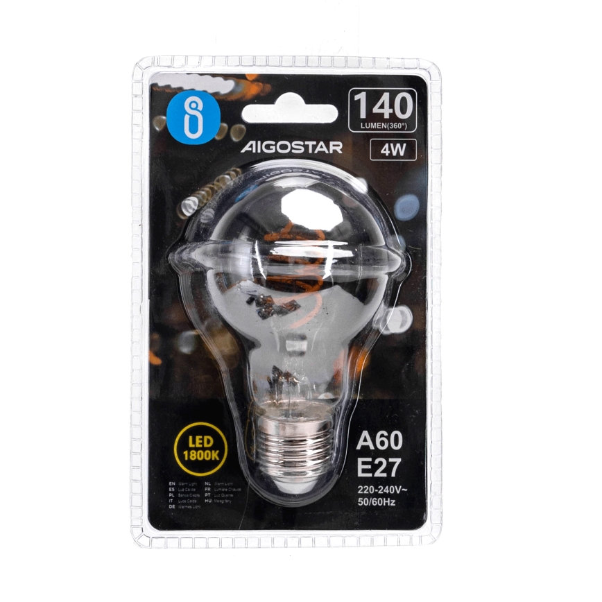 LED Lamp FILAMENT A60 E27/4W/230V 1800K - Aigostar