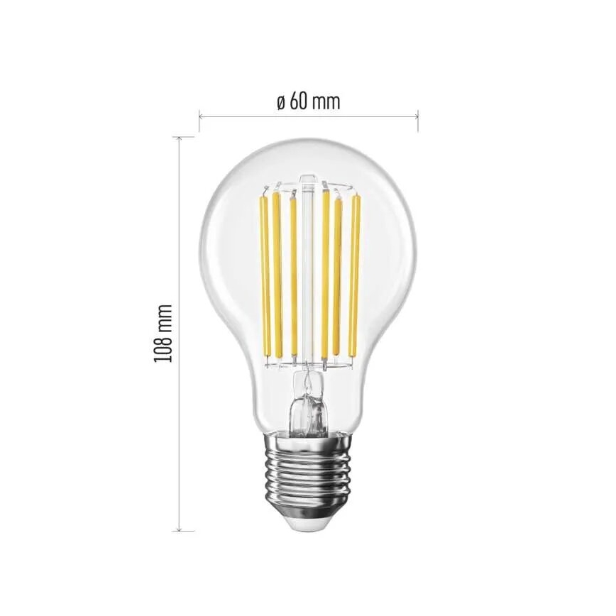 LED Lamp FILAMENT A60 E27/7,2W/230V 2700K