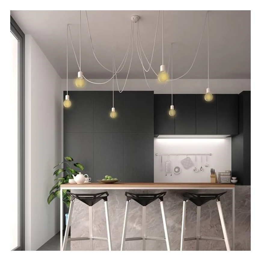 LED Lamp WHITE FILAMENT A60 E27/9W/230V 3000K
