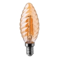 LED Lamp FILAMENT AMBER E14/4W/230V 2200K