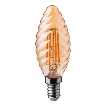 LED Lamp FILAMENT AMBER E14/4W/230V 2200K