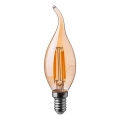 LED Lamp FILAMENT AMBER E14/4W/230V 2200K