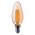 LED Lamp FILAMENT AMBER E14/4W/230V 2200K