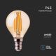 LED Lamp FILAMENT AMBER P45 E14/4W/230V 2200K
