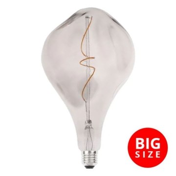 LED Lamp FILAMENT BUMPED SMOKE ET160 E27/4W/230V 2000K