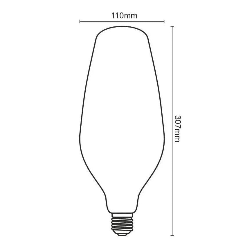 LED Lamp FILAMENT BUMPED VINTAGE BT110 E27/4W/230V 2000K