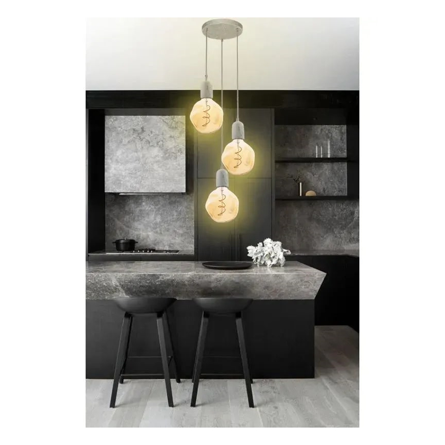 LED Lamp FILAMENT BUMPED VINTAGE G125 E27/4W/230V 2000K