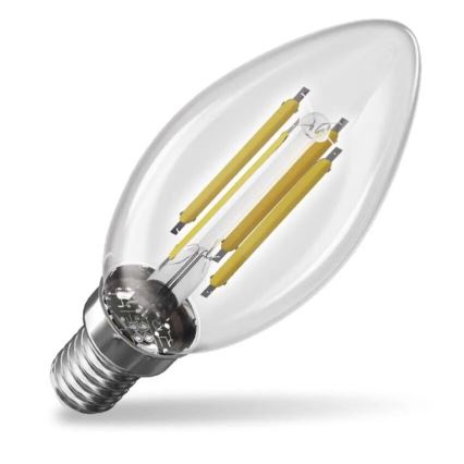 LED Lamp FILAMENT E14/3,8W/230V 4000K Energieklasse A