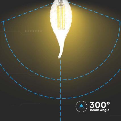 LED Lamp FILAMENT E14/4W/230V 3000K