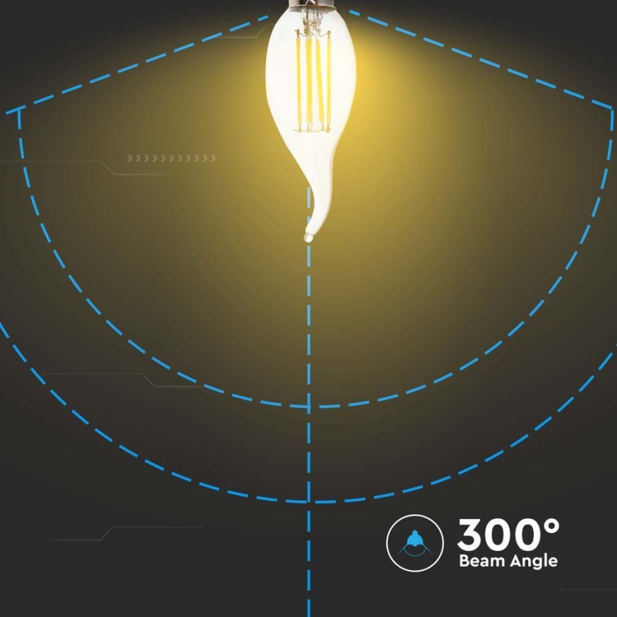 LED Lamp FILAMENT E14/4W/230V 6500K