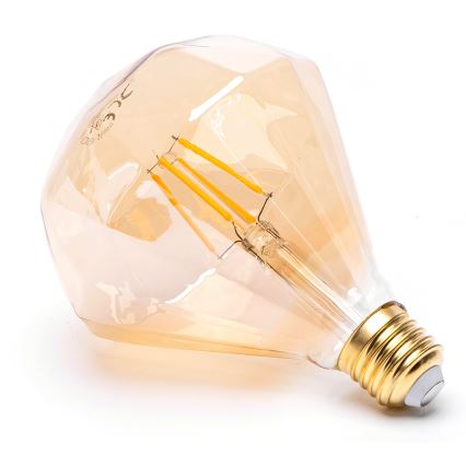 LED Lamp FILAMENT E27/4W/230V 1800K diamant - Aigostar