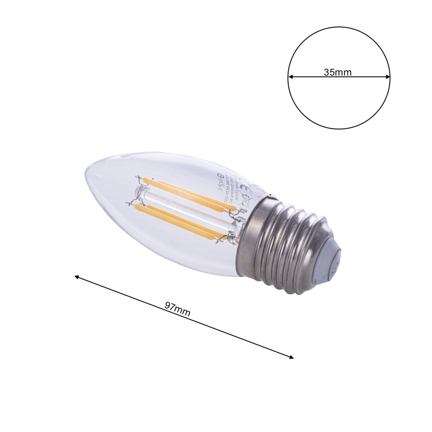 LED Lamp FILAMENT E27/4W/230V