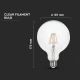 LED Lamp FILAMENT G125 E27/12W/230V 4000K