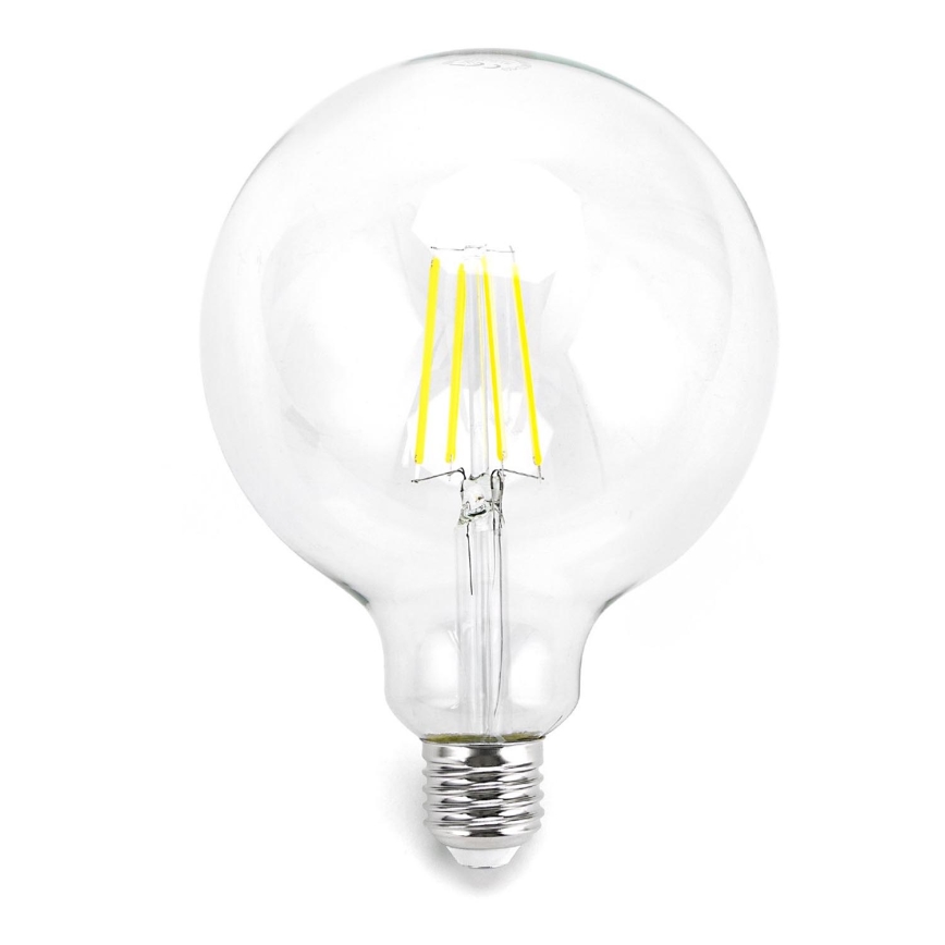 LED Lamp FILAMENT G125 E27/8W/230V 6500K - Aigostar