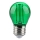 LED Lamp FILAMENT G45 E27/2W/230V groen