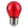 LED Lamp FILAMENT G45 E27/2W/230V rood