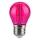 LED Lamp FILAMENT G45 E27/2W/230V roze
