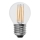 LED Lamp FILAMENT G45 E27/6W/230V 3000K