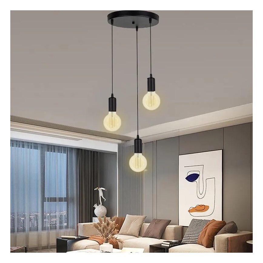 LED Lamp WHITE FILAMENT G95 E27/13W/230V 3000K