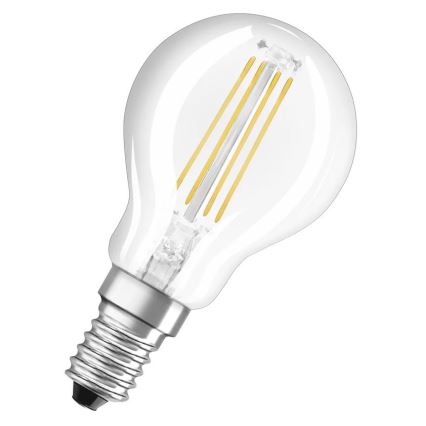 LED Lamp FILAMENT P40 E14/4W/230V 4000K - Osram