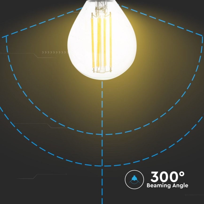 LED Lamp FILAMENT P45 E14/4W/230V 4000K