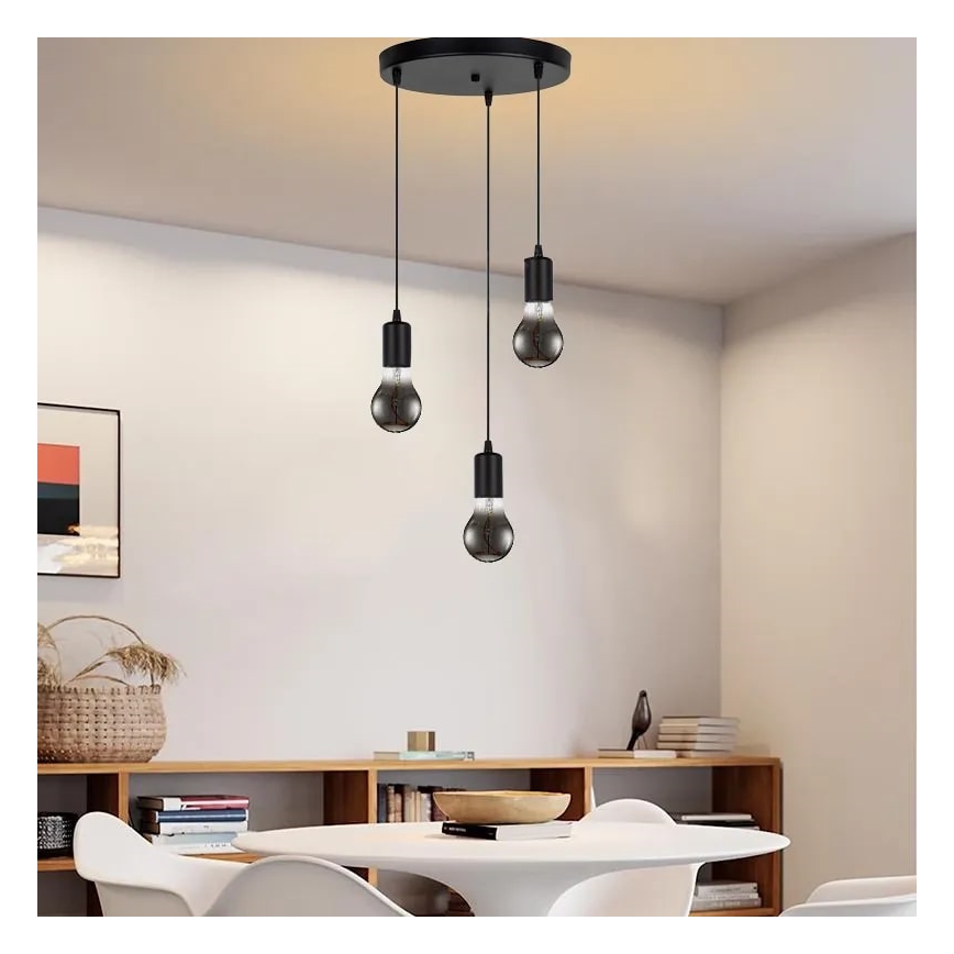 LED Lamp FILAMENT SHAPE A60 E27/4W/230V 1800K rook