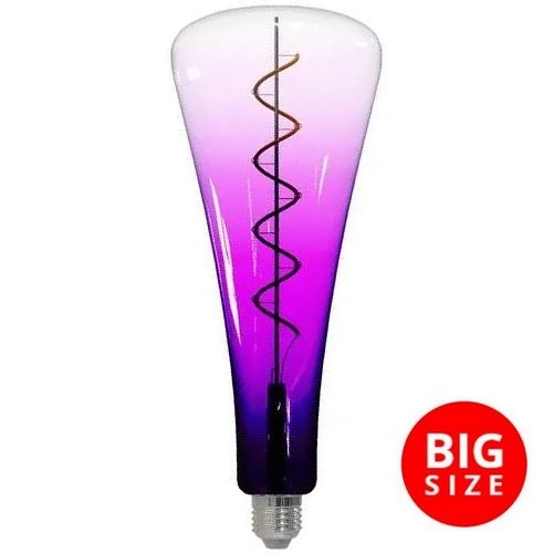 LED Lamp FILAMENT SHAPE T110 E27/5W/230V 1800K paars