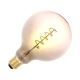 LED Lamp FILAMENT SPIRAL G125 E27/4W/230V 2000K grijs/roze
