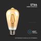 LED Lamp FILAMENT ST64 E27/4W/230V 2200K