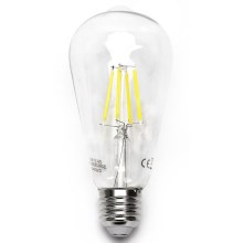 LED Lamp FILAMENT ST64 E27/4W/230V 6500K - Aigostar