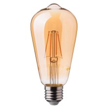 LED Lamp FILAMENT ST64 E27/6W/230V 2200K