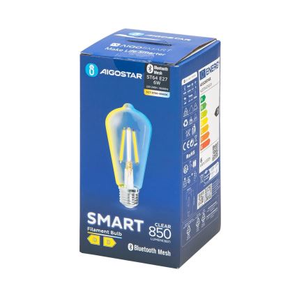 LED Lamp FILAMENT ST64 E27/6W/230V 2700-6500K - Aigostar