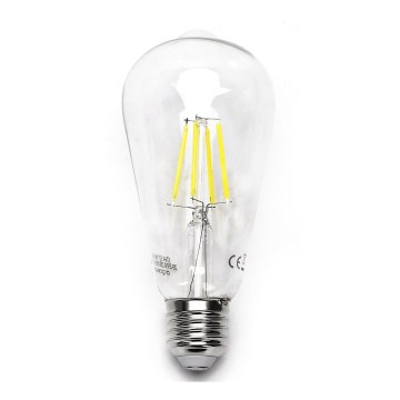 LED Lamp FILAMENT ST64 E27/6W/230V 6500K - Aigostar