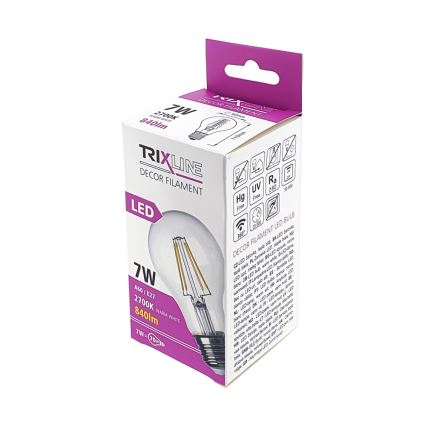 LED Lamp FILAMENT VINTAGE A60 E27/7W/230V 2700K