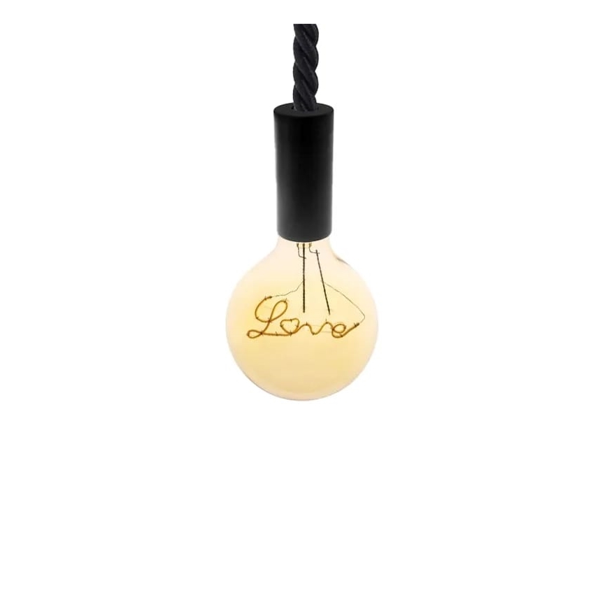 LED Lamp FILAMENT VINTAGE LOVE G125 E27/2W/230V 2000K