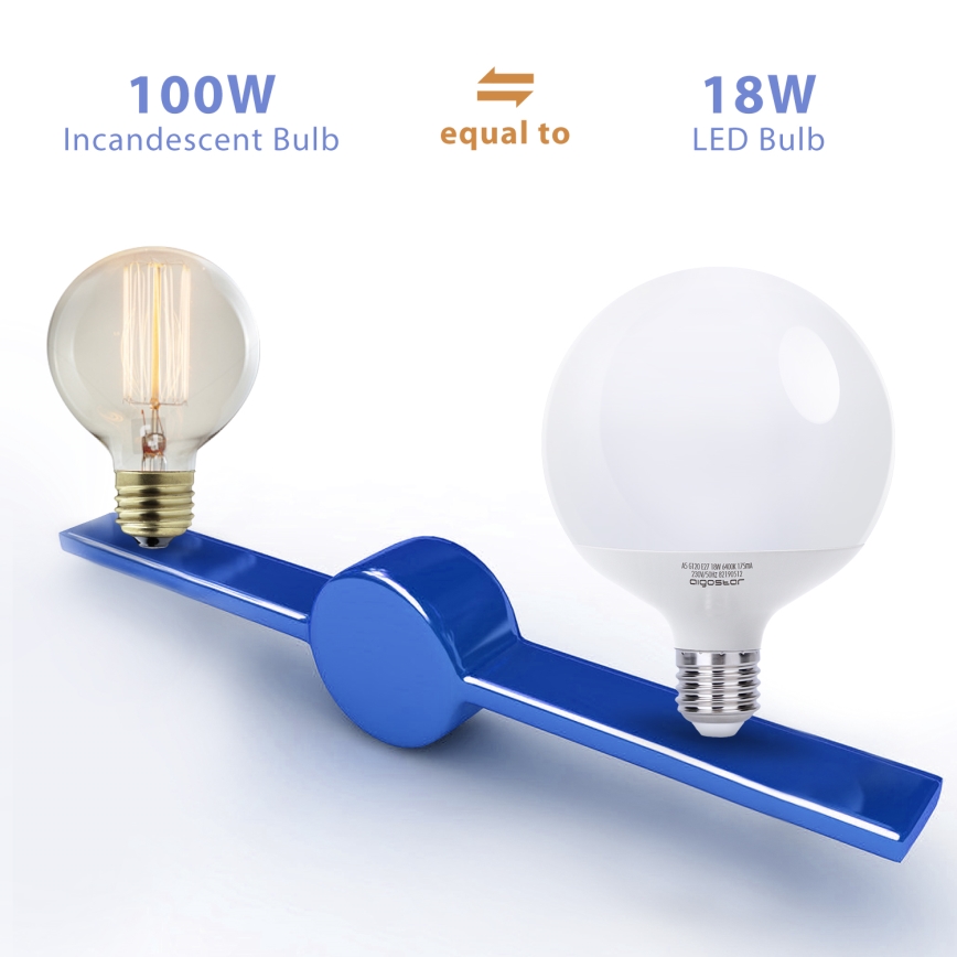 LED-lamp G120 E27/18W/230V 6500K - Aigostar