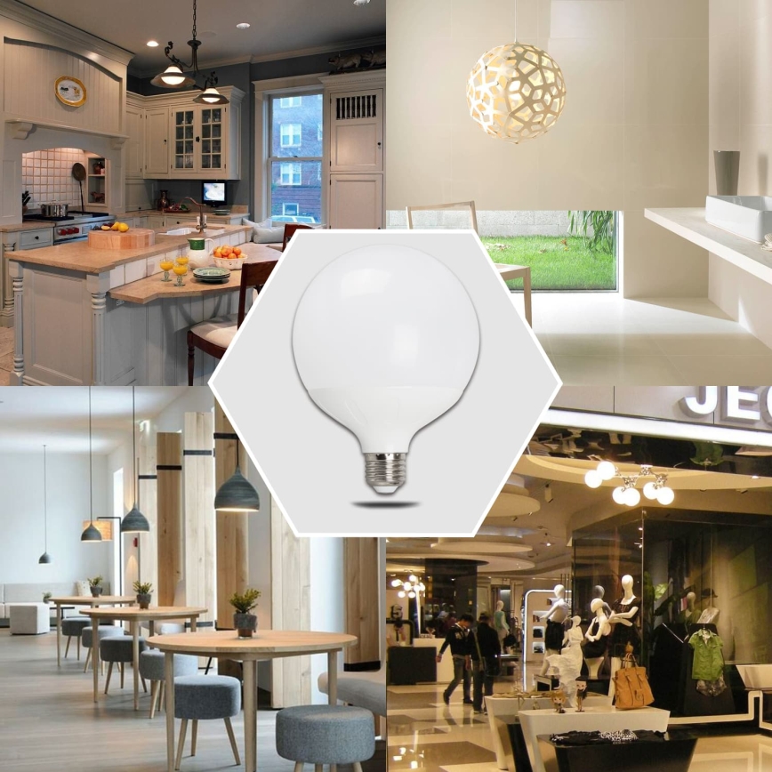 LED-lamp G120 E27/20W/230V 6500K - Aigostar