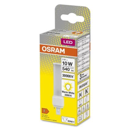 LED Lamp G24d-1/5W/230V 3000K - Osram