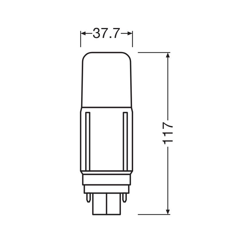 LED Lamp G24d/7,5W/230V 4000K - Osram