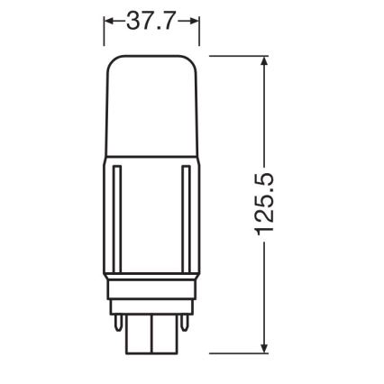 LED Lamp G24d/9,5W/230V 4000K - Osram