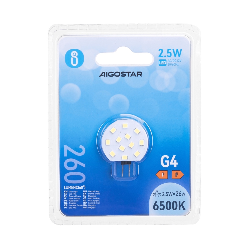 LED-lamp G4/2,5W/12V 6500K - Aigostar