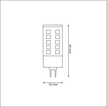 LED Lamp G4/3W/12V 3000K